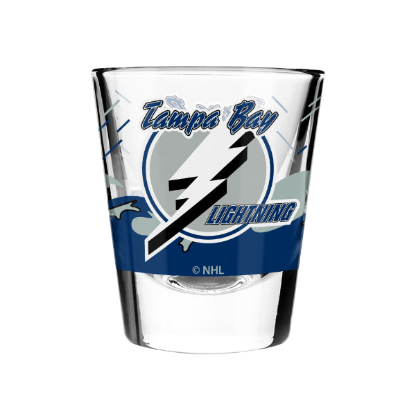 Tampa Bay Lightning Reverse Retro 2022 Shot Glass