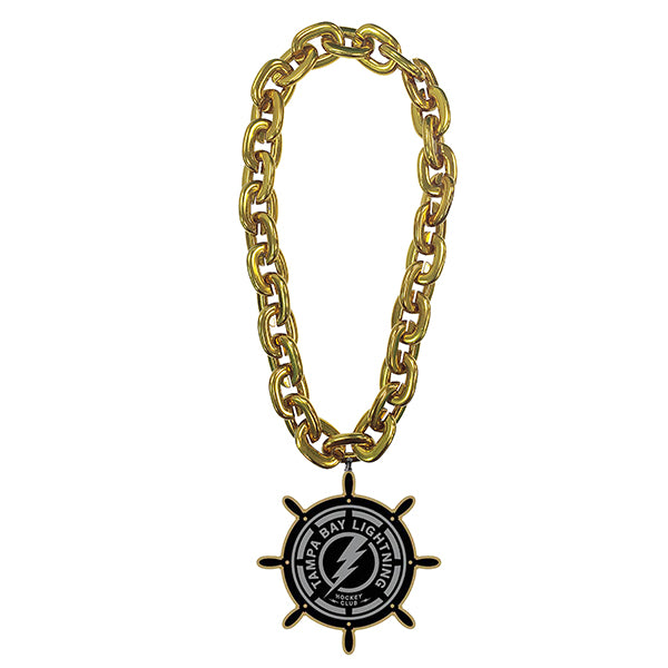 Tampa Bay Lightning Gasparilla Ship Wheel Logo Fan Chain