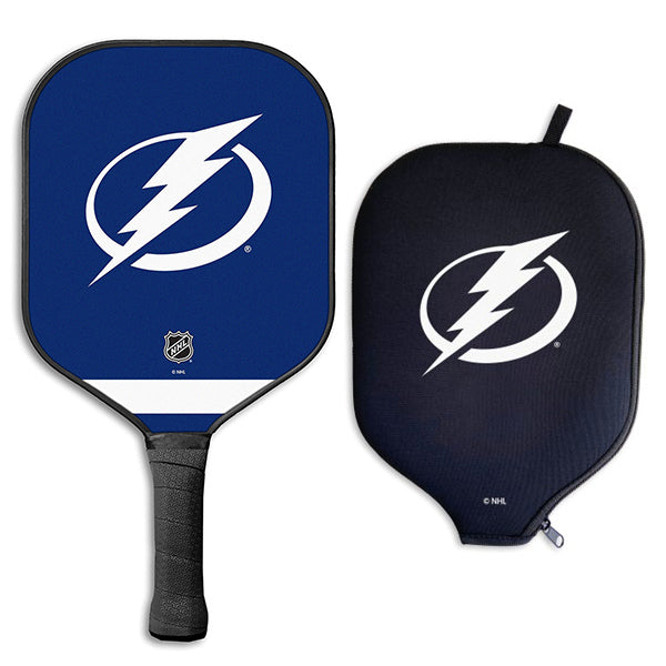 Tampa Bay Lightning Baddle Pickleball Paddle with Cover