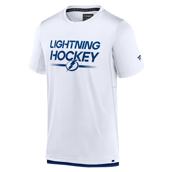 Men's Tampa Bay Lightning Authentic Pro Locker Room White Tech Tee