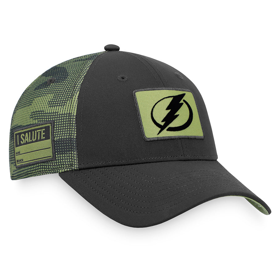 Tampa Bay Lightning Military Appreciation Locker Room Structured Adjustable Hat