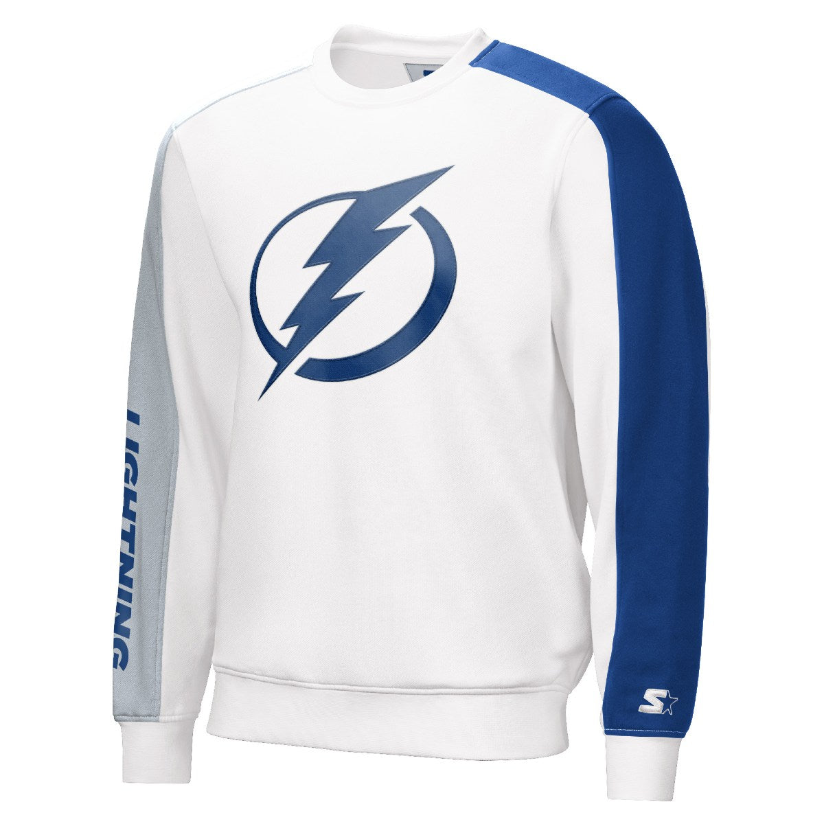 Men's Tampa Bay Lightning Starter Stadium Fleece Crew Sweatshirt