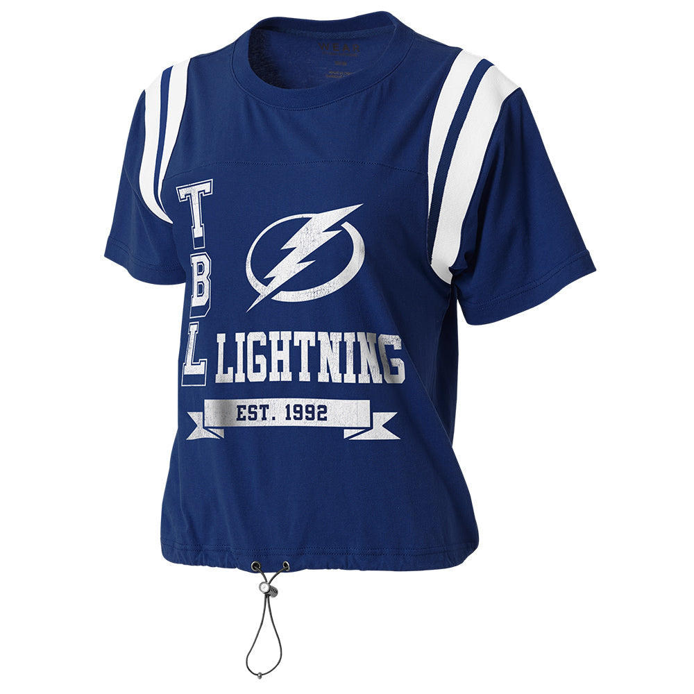 Women's Tampa Bay Lightning WEAR by Erin Andrews Cinched Waist Tee