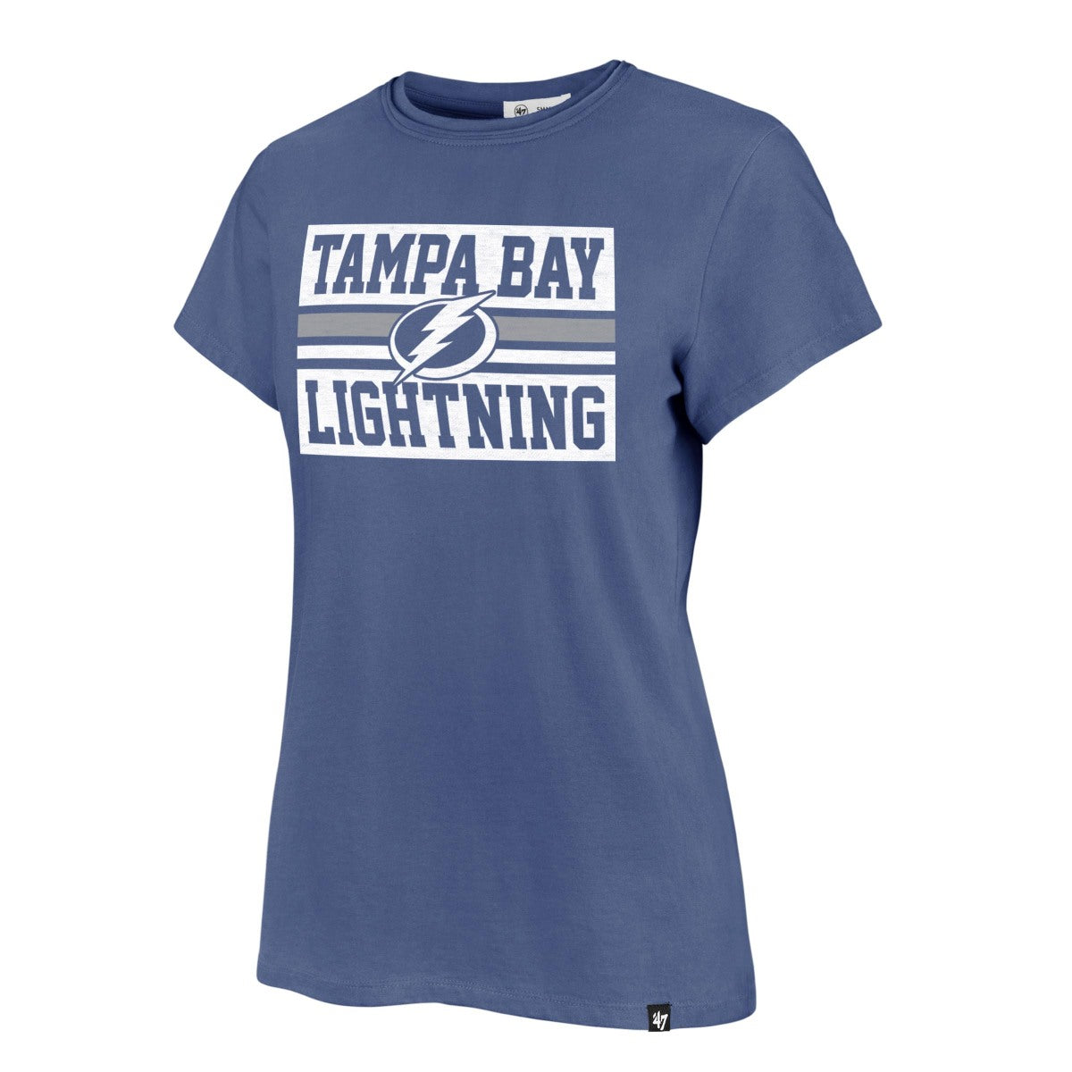 Women's Tampa Bay Lightning '47 Blue Frankie Block Tee