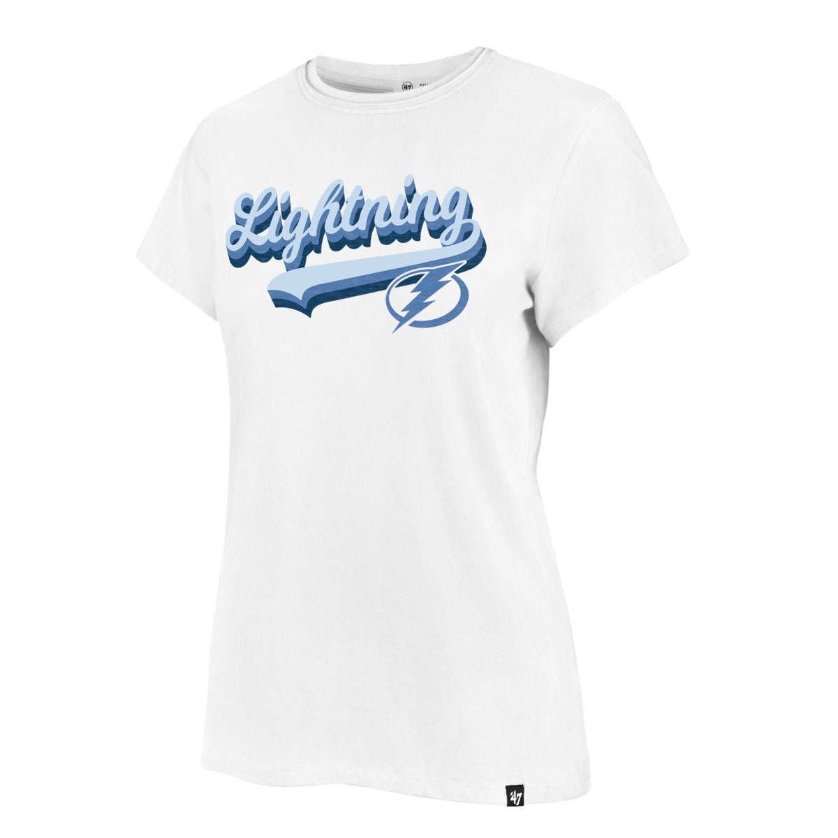 Women's Tampa Bay Lightning '47 White Script Frankie Tee