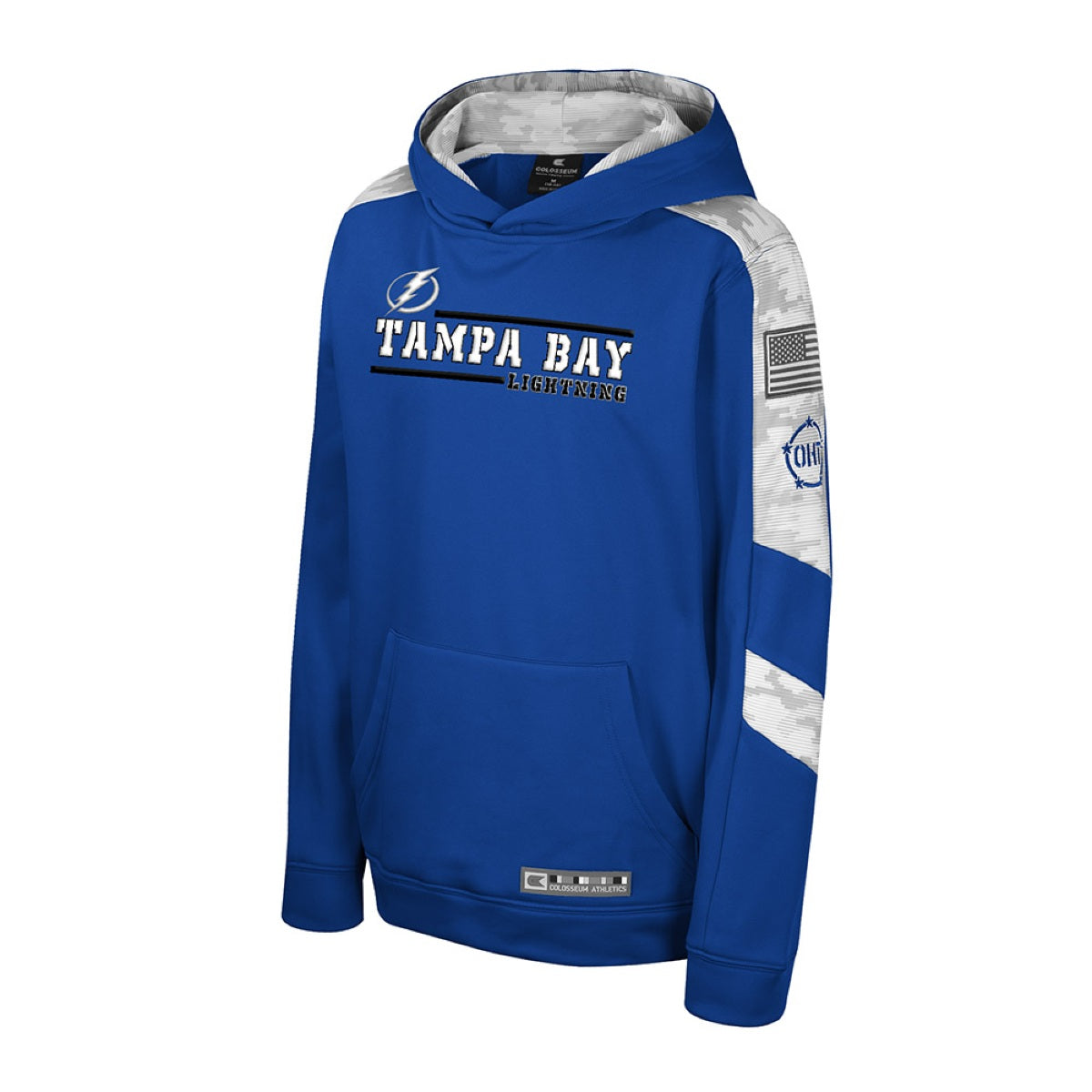 Youth Tampa Bay Lightning Military Appreciation OHT Performance Fleece Hoodie