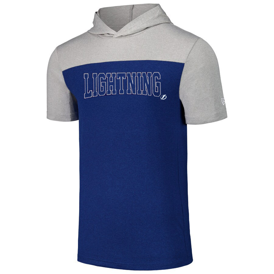 Men's Tampa Bay Lightning New Era Active Short Sleeve Hoodie Tee