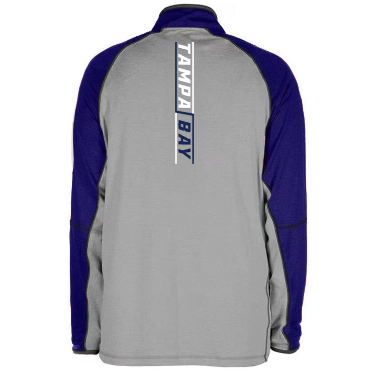 Mens Tampa Bay Lighting New Era Active 1/4 Zip Lightweight Pullover