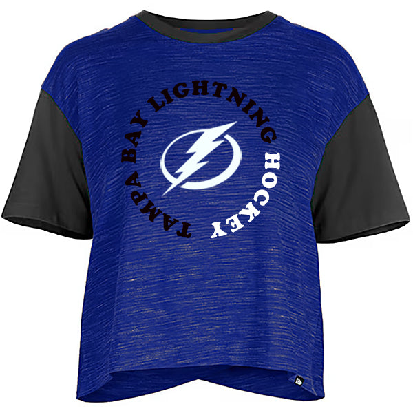 Women’s Tampa Bay Lightning New Era Boxy Cross Back Tee