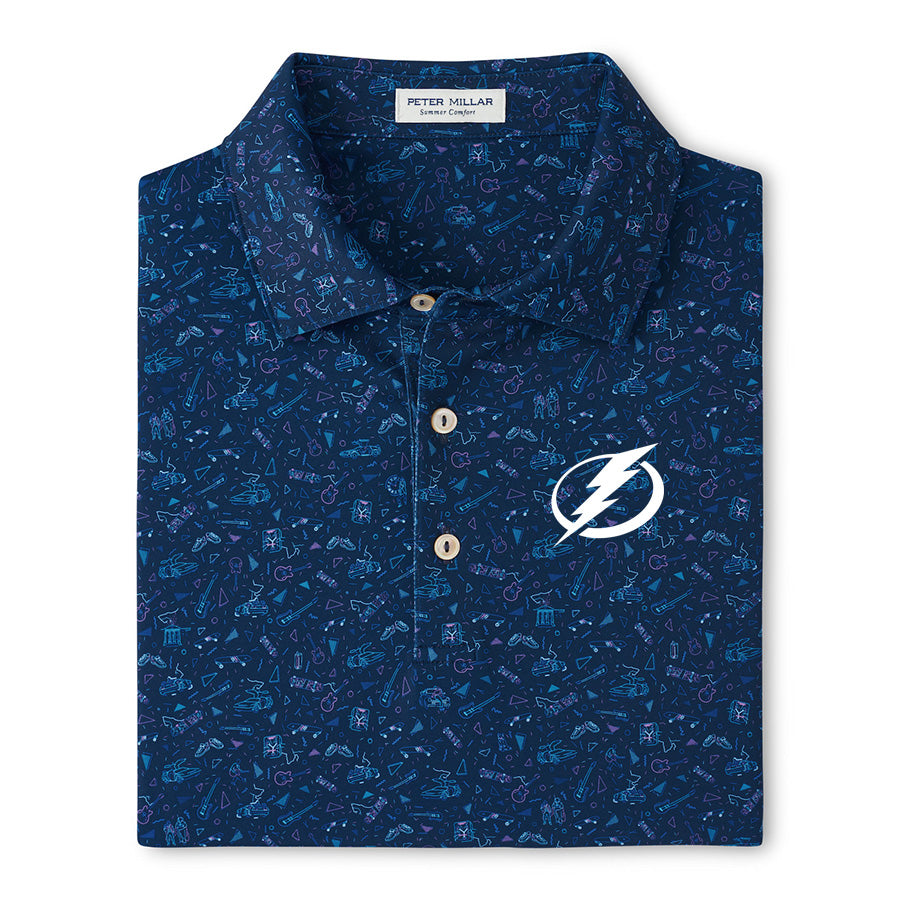 NHL Tampa Bay Lightning Specialized Polo With Multi Color - Owl Fashion Shop