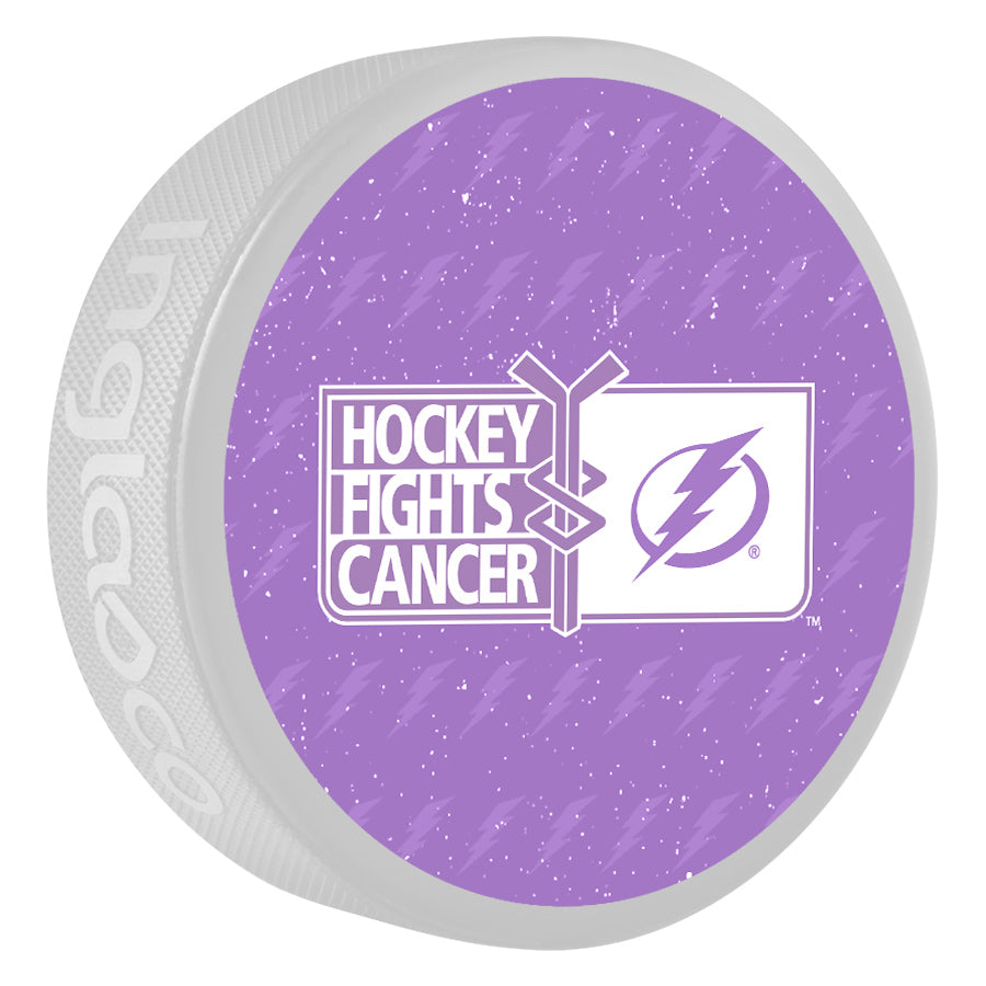 Tampa Bay Lightning Hockey Fights Cancer Limited Edition Collector's Puck