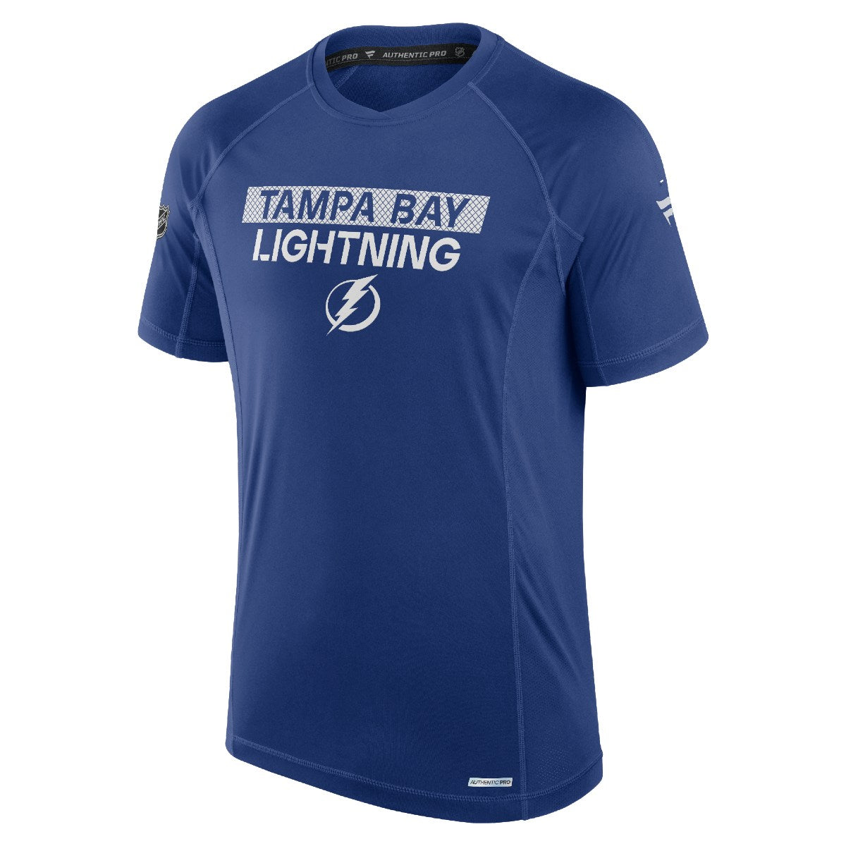 Men's Tampa Bay Lightning Fanatics Authentic Pro Locker Room Blue Tech Tee