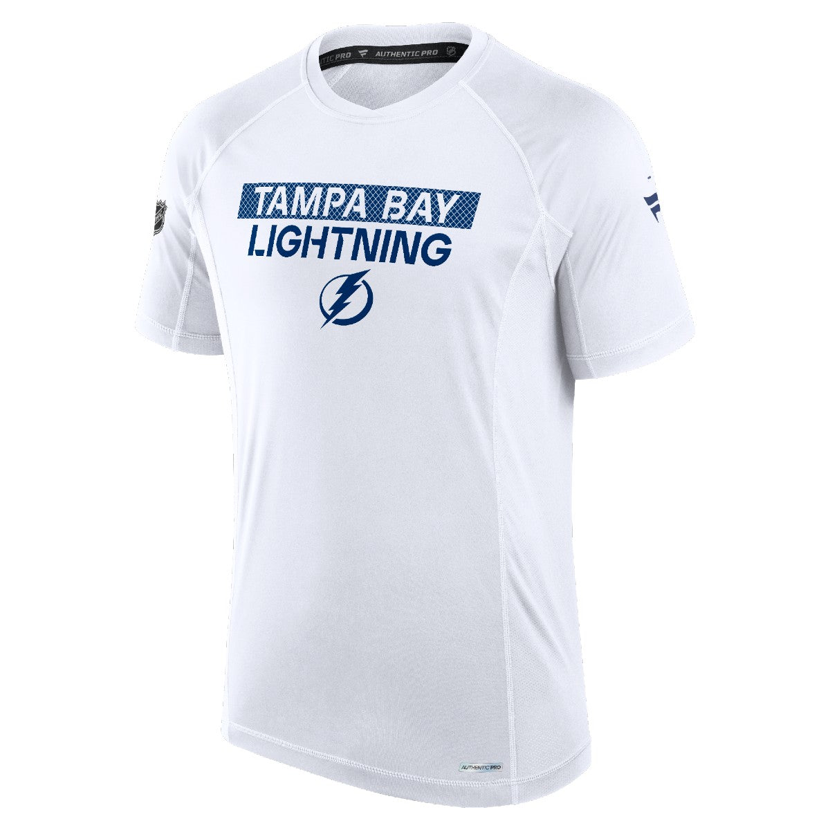 Men's Tampa Bay Lightning Fanatics Authentic Pro Locker Room White Tech Tee