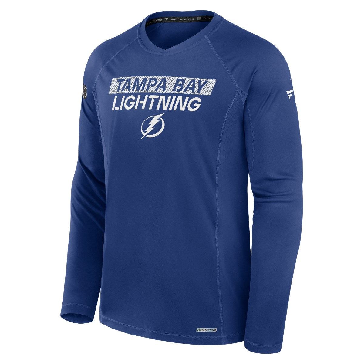 Men's Tampa Bay Lightning Fanatics Authentic Pro Long Sleeve Tech Tee