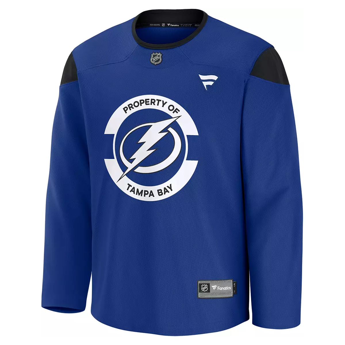 Tampa Bay Lighting Fanatics Blue Practice Jersey