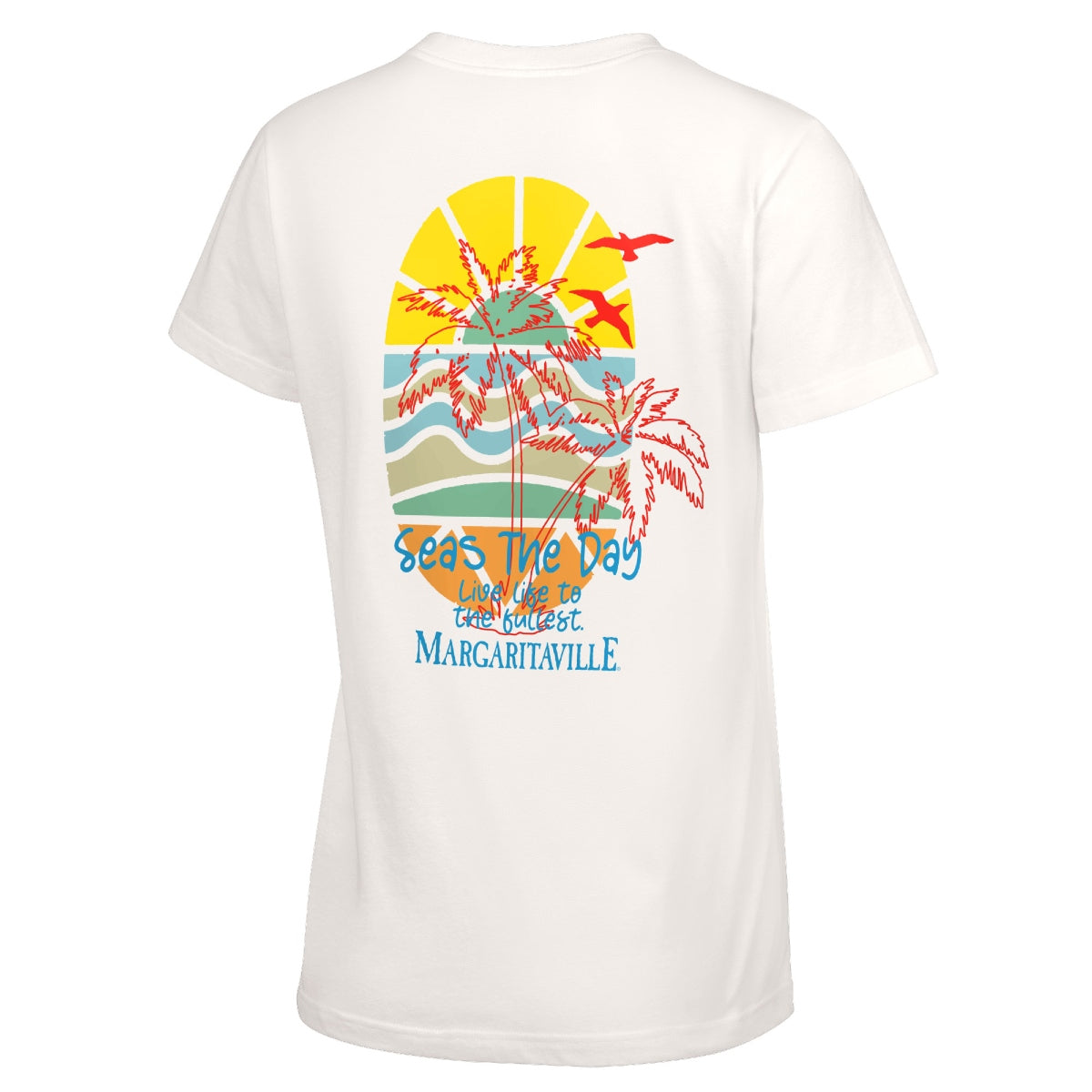 Women's Tampa Bay Lightning Margaritaville Sunset Graphic Tee