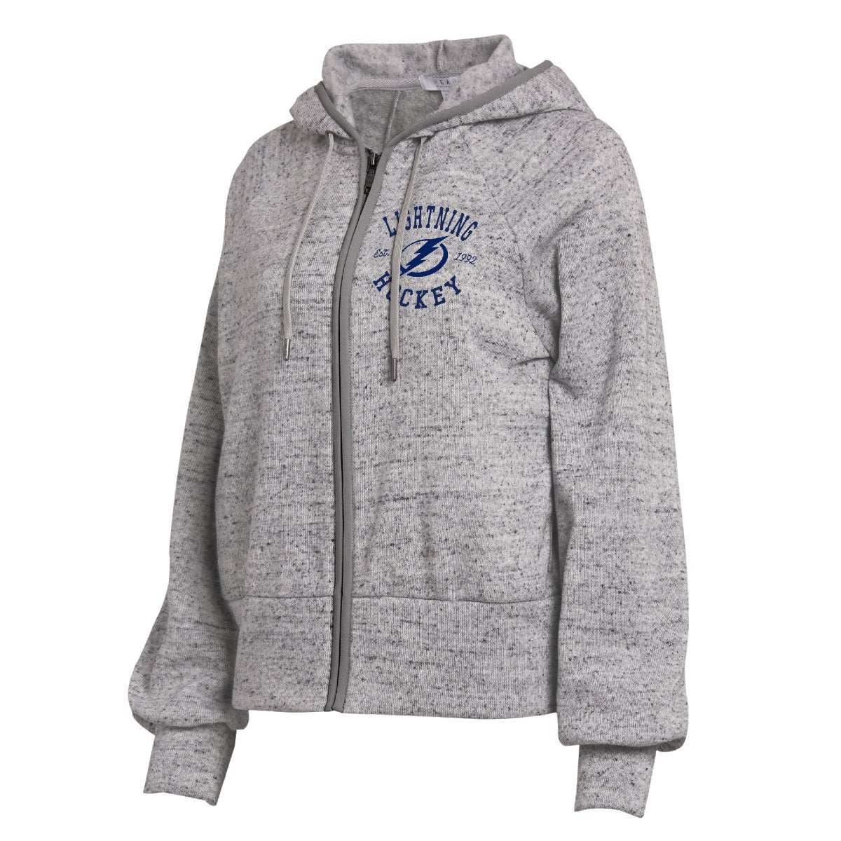 Women's Tampa Bay Lightning WEAR by Erin Andrews Speckled Full Zip Hoodie