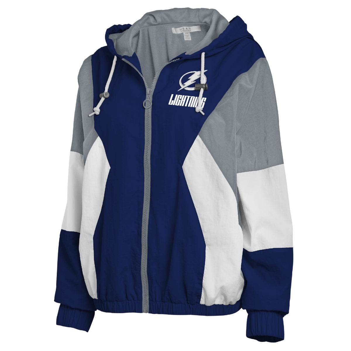 Women's Tampa Bay Lightning WEAR by Erin Andrews Color Block Windbreaker