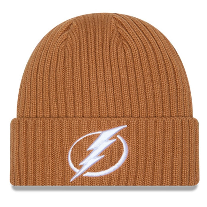 Tampa Bay Lightning New Era Bronze Cuff Knit Hat