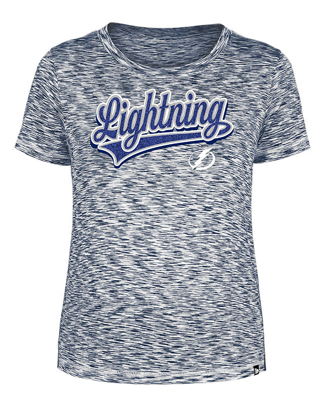 Women’s Tampa Bay Lightning New Era Glitter Gel Tee