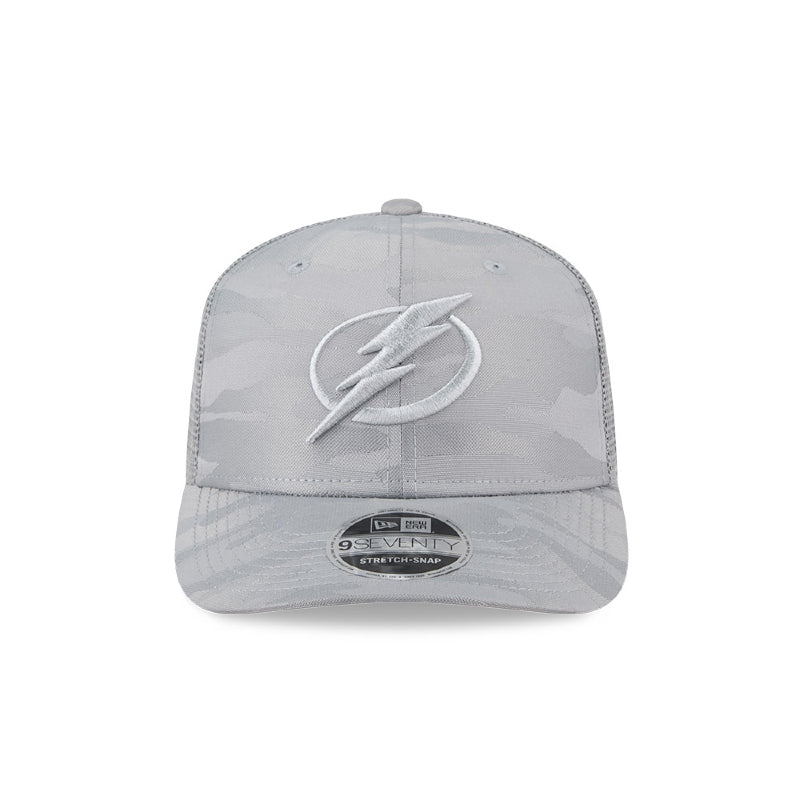 Tampa Bay Lightning New Era 9Seventy Grey Camo Adjustable Trucker Hat