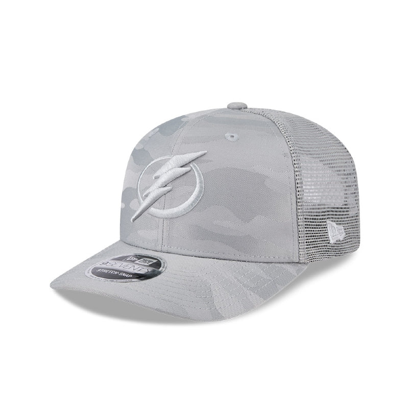 Tampa Bay Lightning New Era 9Seventy Grey Camo Adjustable Trucker Hat