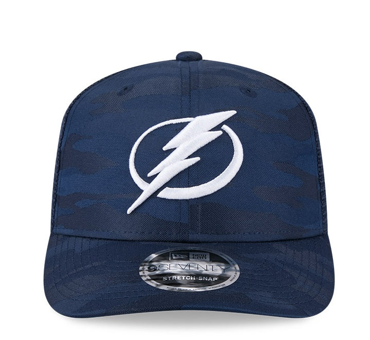 Tampa Bay Lightning New Era 9Seventy Blue Camo Adjustable Trucker Hat