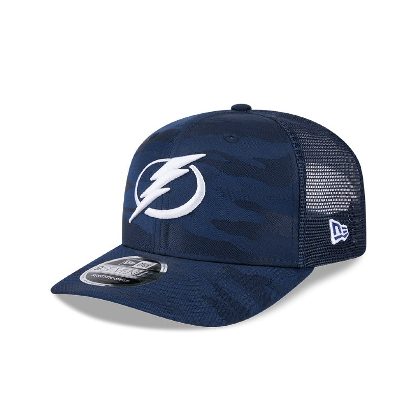 Tampa Bay Lightning New Era 9Seventy Blue Camo Adjustable Trucker Hat