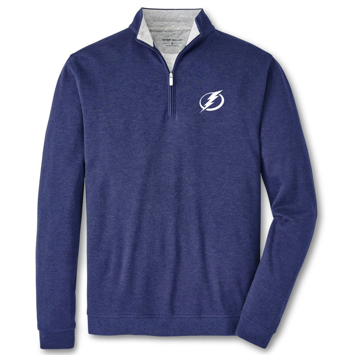 Men's Tampa Bay Lightning Peter Millar Crown Comfort 1/4 Zip Pullover