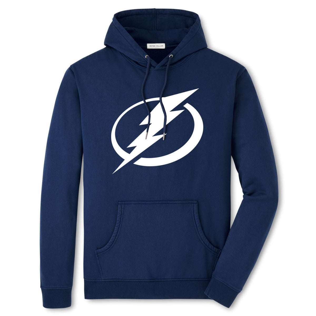 Men's Tampa Bay Lightning Peter Millar Navy Lava Wash Pullover Hoodie