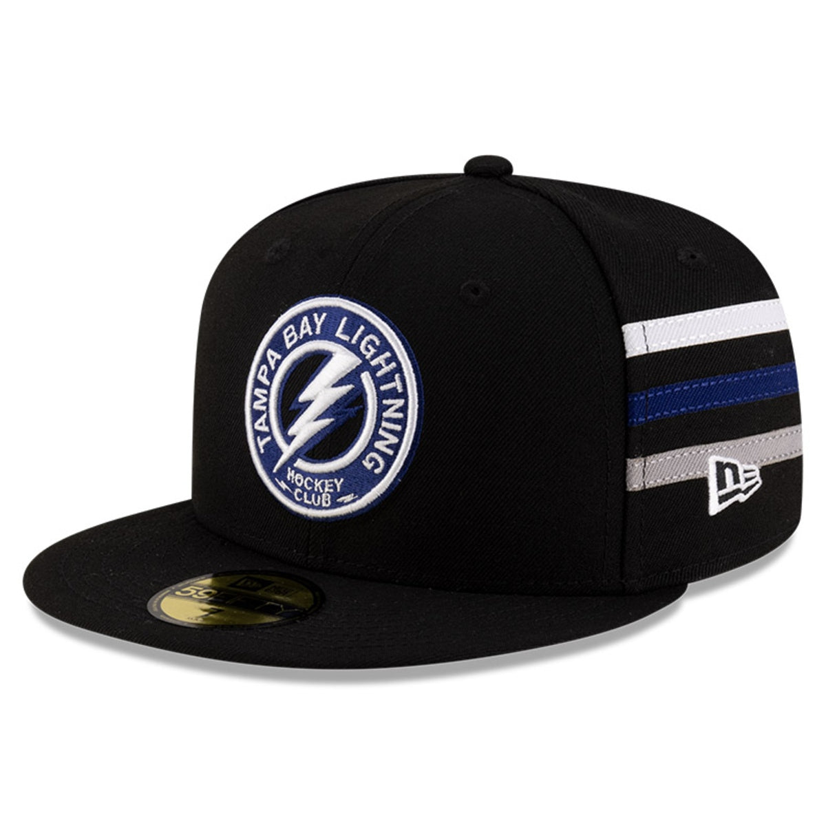 Tampa Bay Lightning New Era 59Fifty Third Jersey Side Stripe Hat