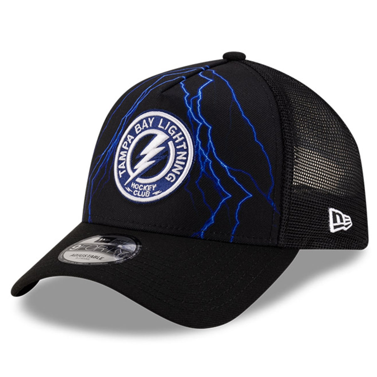 Tampa Bay Lightning New Era 9Forty Third Jersey Printed Lightning Adjustable Hat