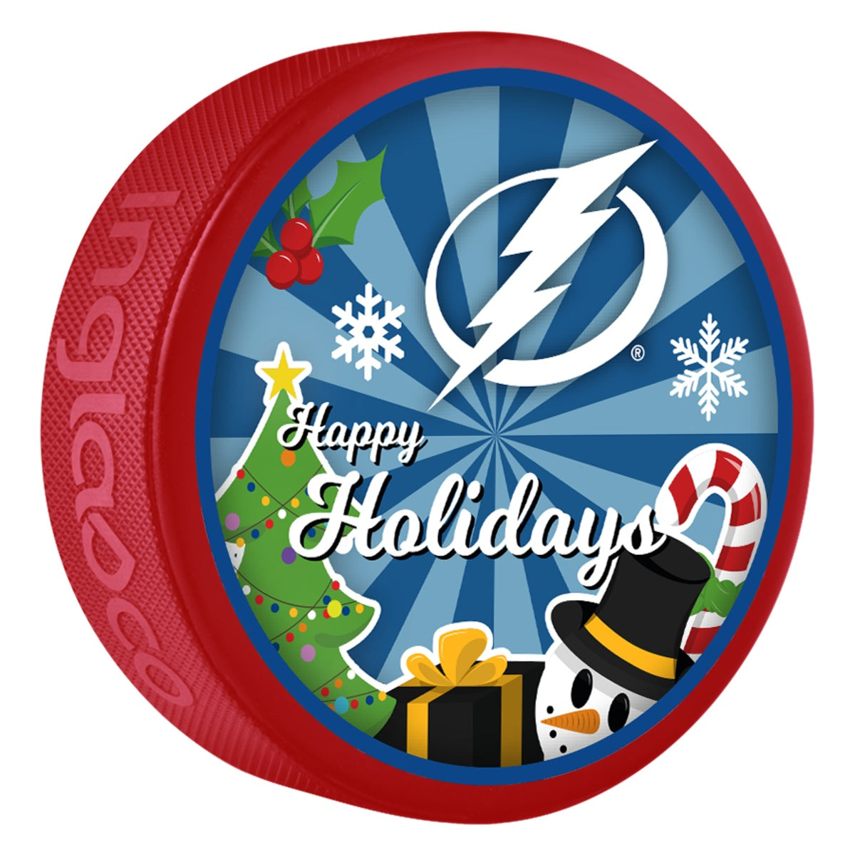 Tampa Bay Lightning Limited Edition Happy Holidays Puck