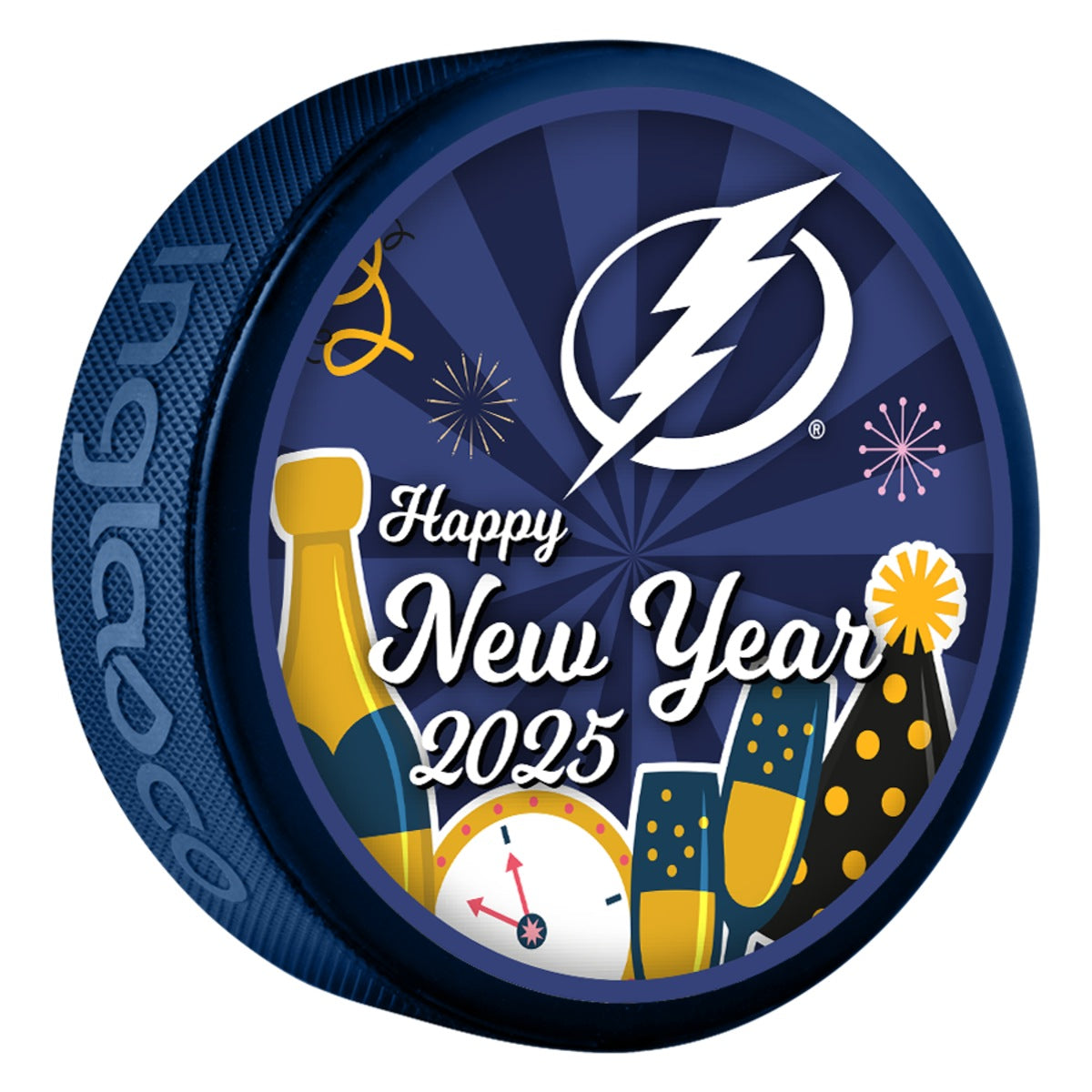 Tampa Bay Lightning Limited Edition 2025 New Year Puck