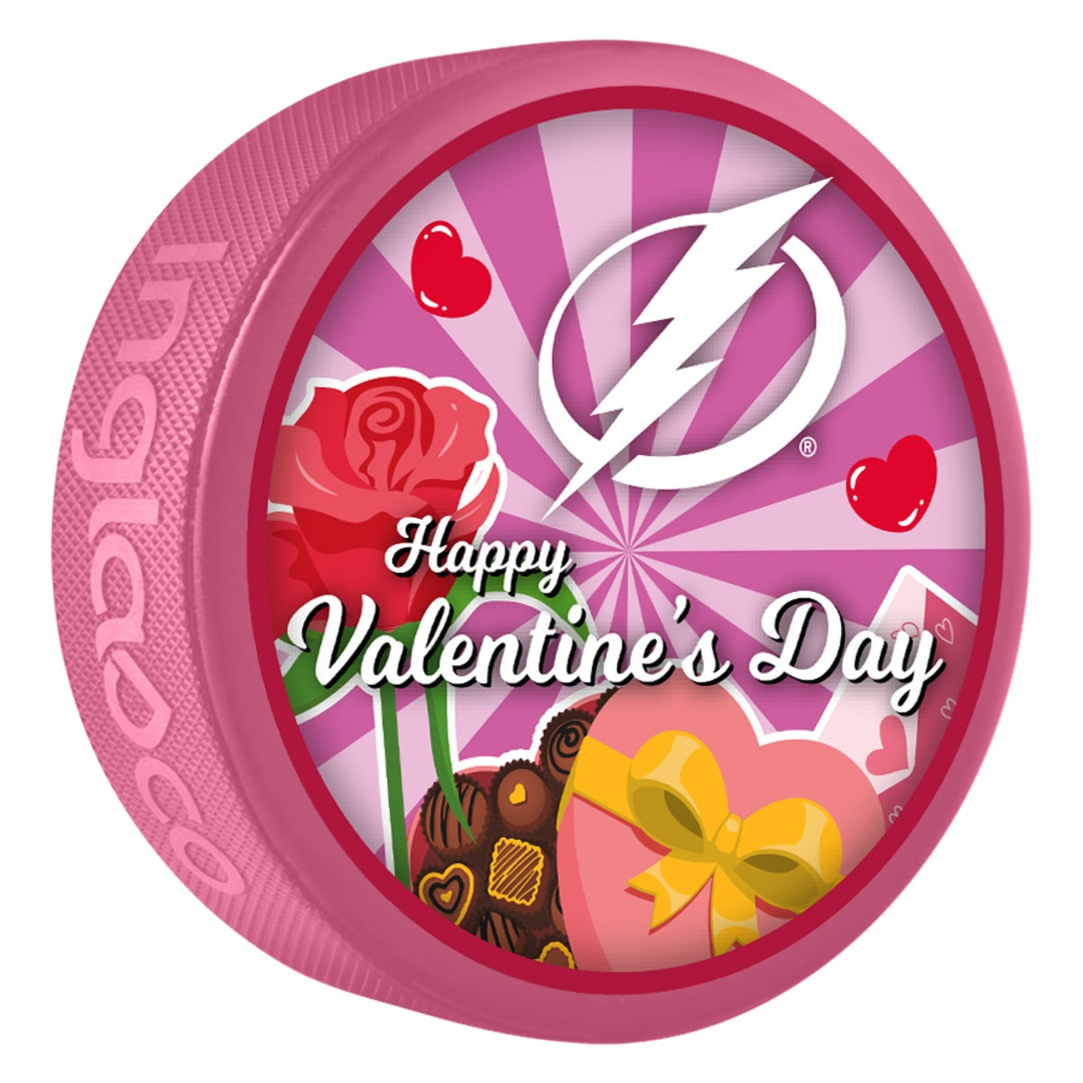 Tampa Bay Lightning Limited Edition 2025 Valentine's Day Puck