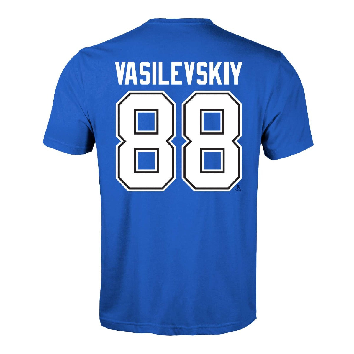 Tampa Bay Lightning Levelwear Andrei Vasilevskiy Blue Name & Number Te