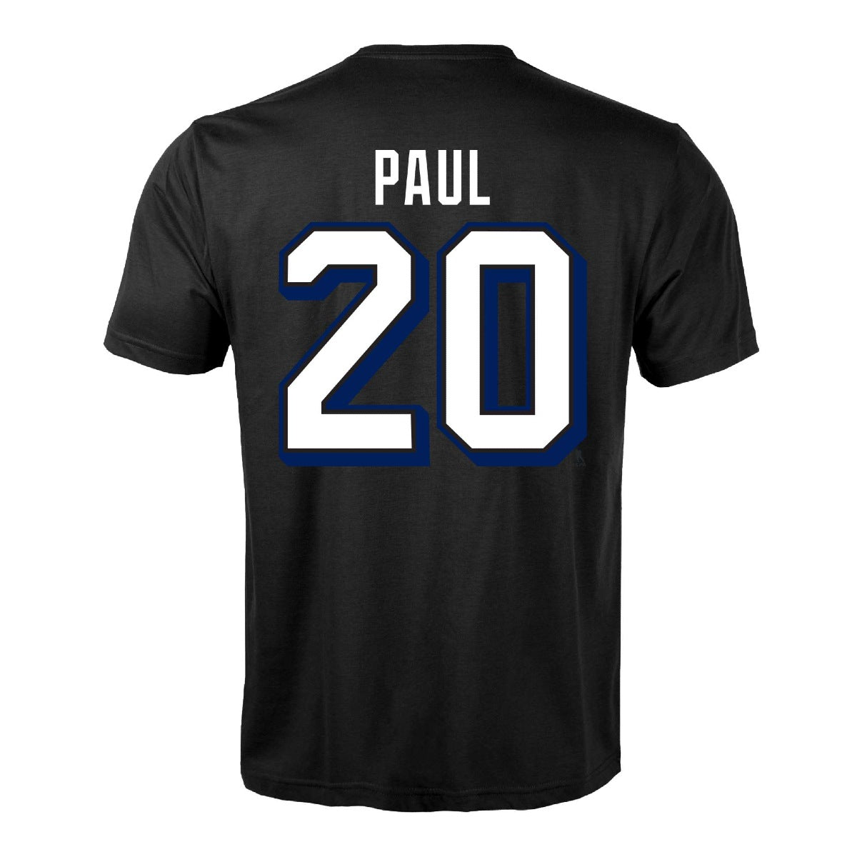 Tampa Bay Lightning Levelwear Nick Paul Name & Number Black Tee