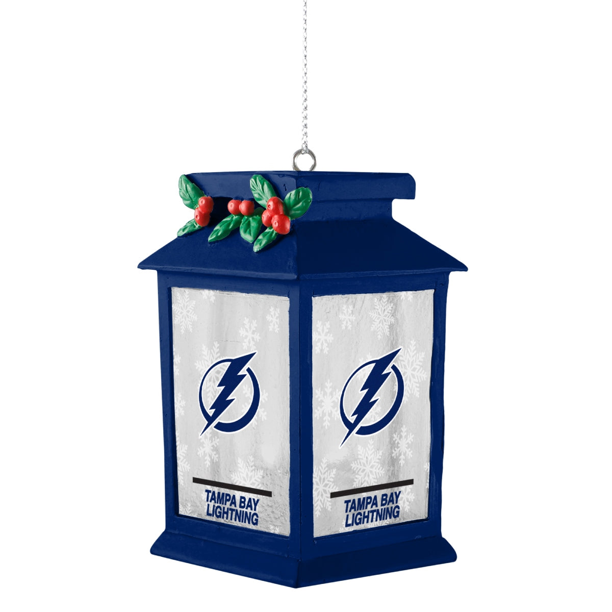 Tampa Bay Lightning Light Up Lantern Holiday Ornament