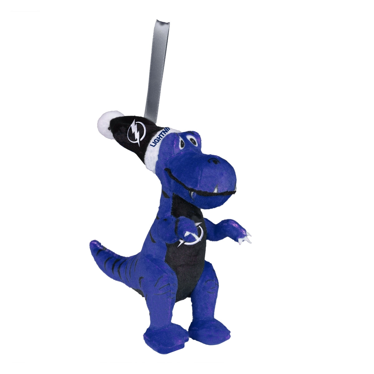 Tampa Bay Lightning Plush Dinosaur Holiday Ornament