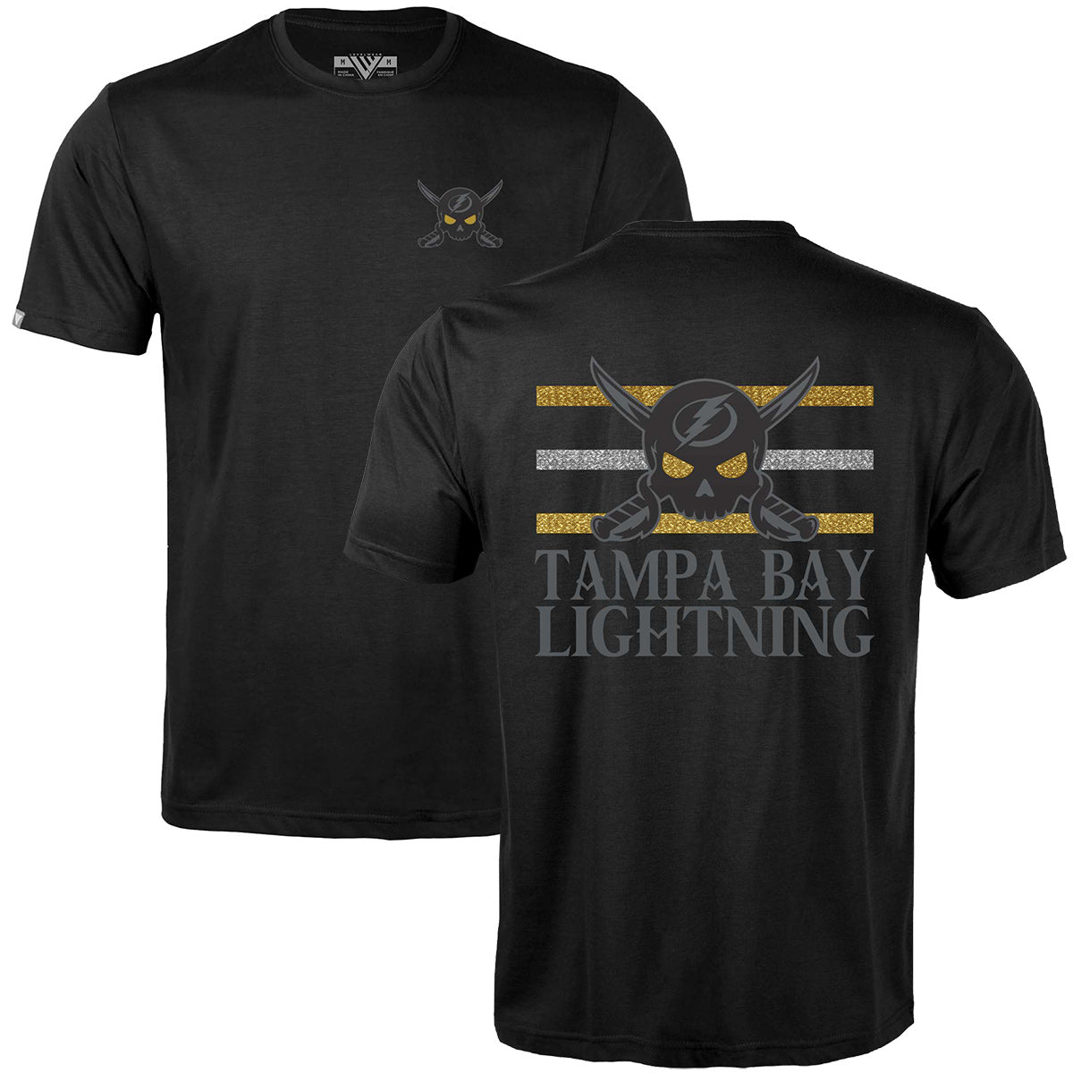 Tampa Bay Lightning Gasparilla Levelwear Black Richmond Tee