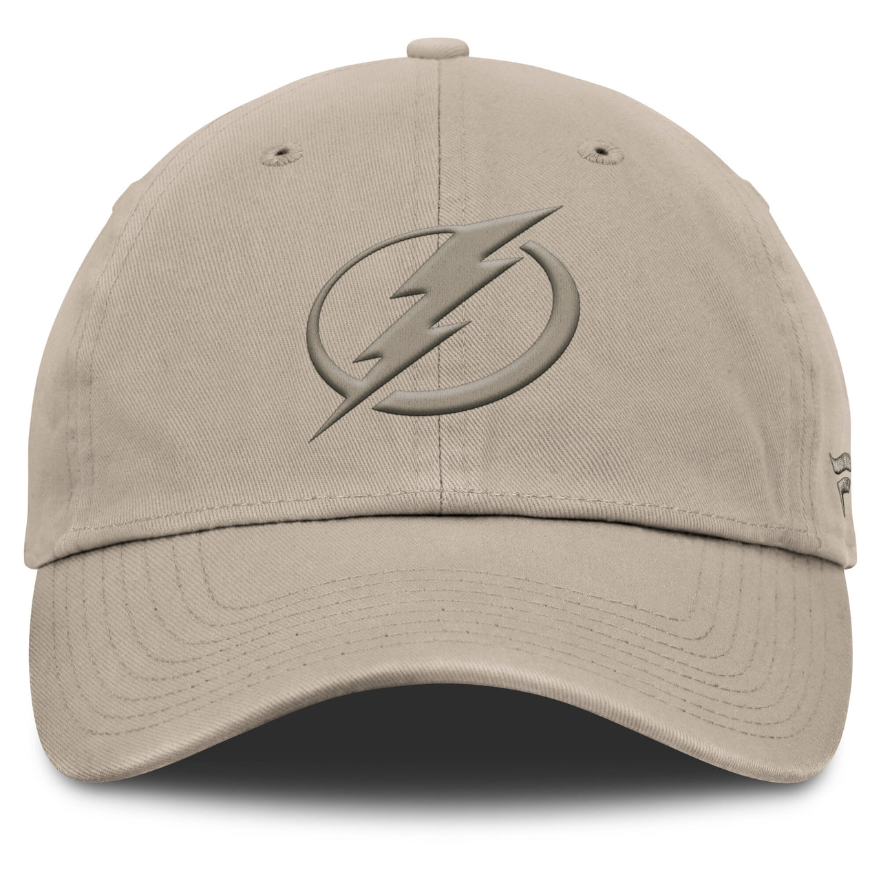 Tampa Bay Lightning Fanatics Authentic Pro Road Adjustable Tan Hat