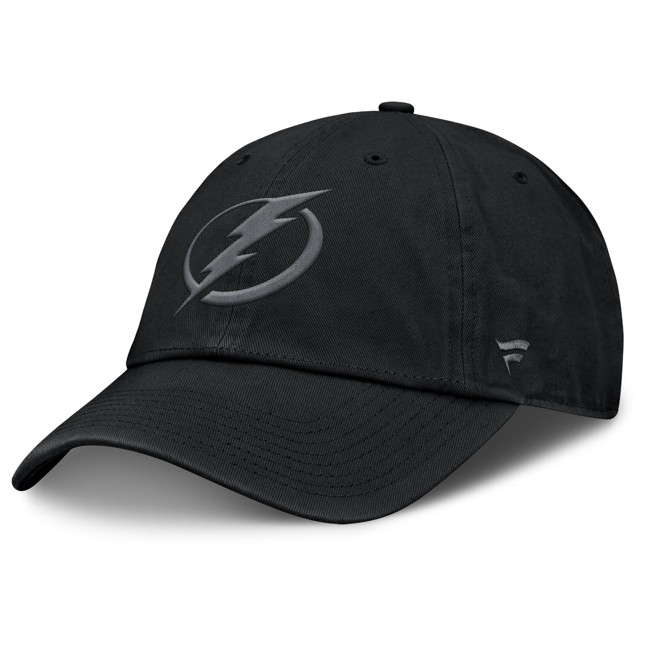 Tampa Bay Lightning Fanatics Authentic Pro Road Adjustable Black Hat