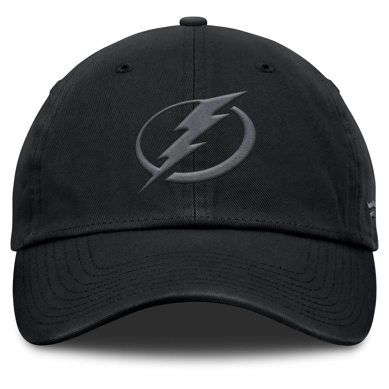 Tampa Bay Lightning Fanatics Authentic Pro Road Adjustable Black Hat