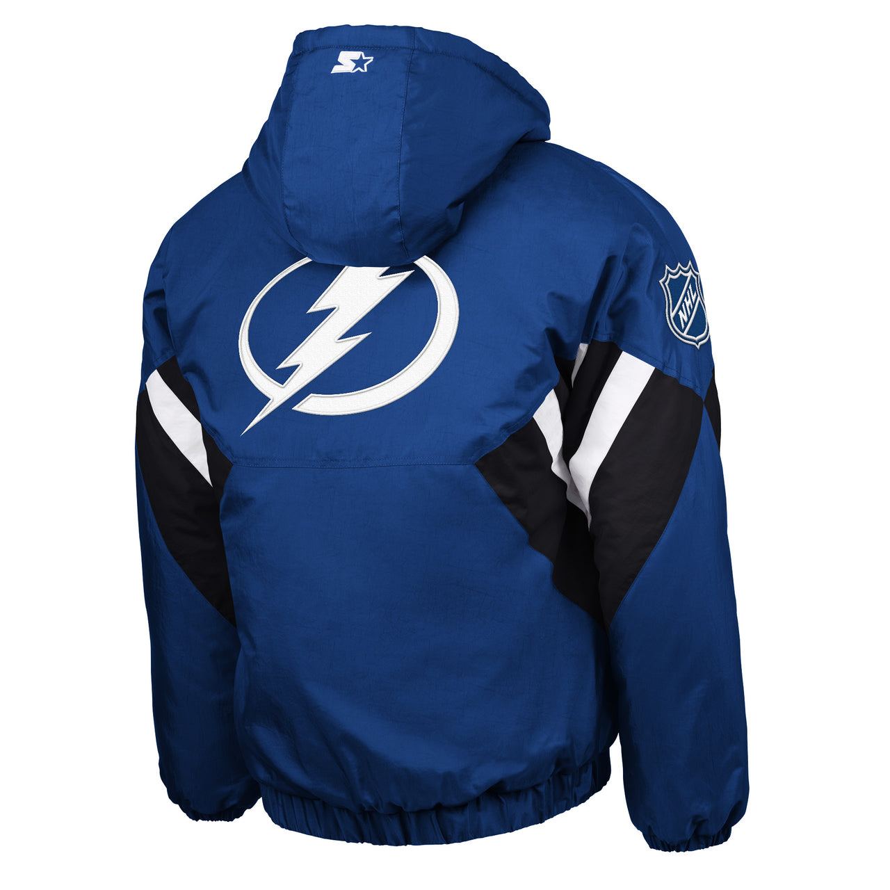 Men's Tampa Bay Lightning Starter The Line Up 1/4 Zip Hood
