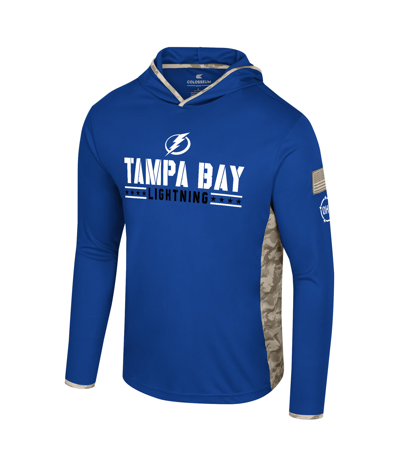 Men's Tampa Bay Lightning Colosseum OHT Military Appreciation Lightweight Hoodie