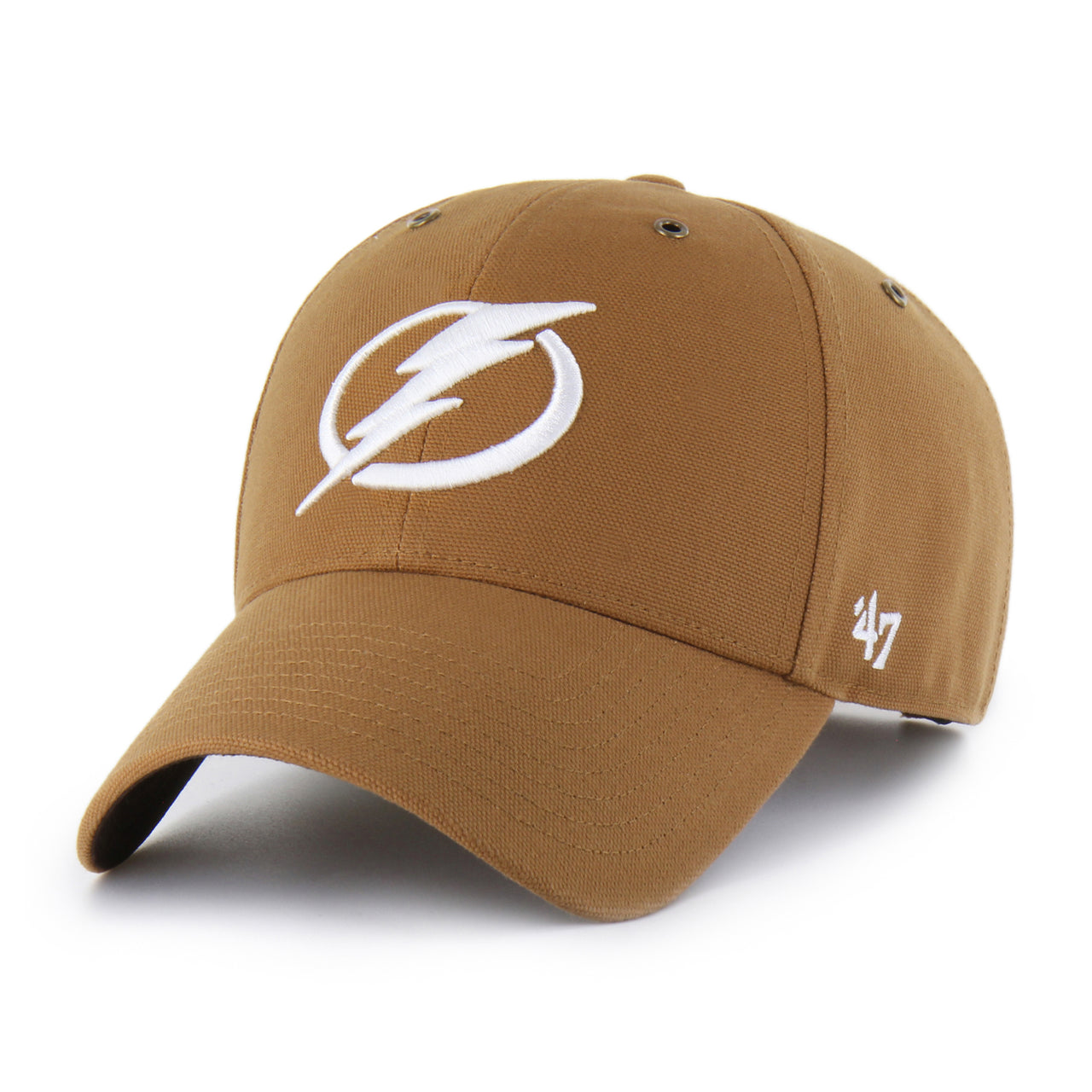 Tampa Bay Lightning Carhartt '47 Adjustable Brown MVP Hat