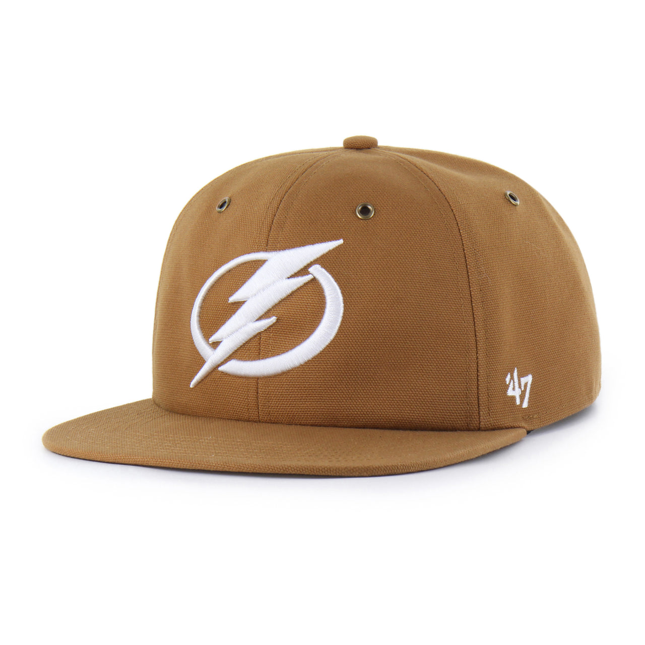 Tampa Bay Lightning Carhartt '47 Adjustable Brown Captain Relaxed Fit Hat