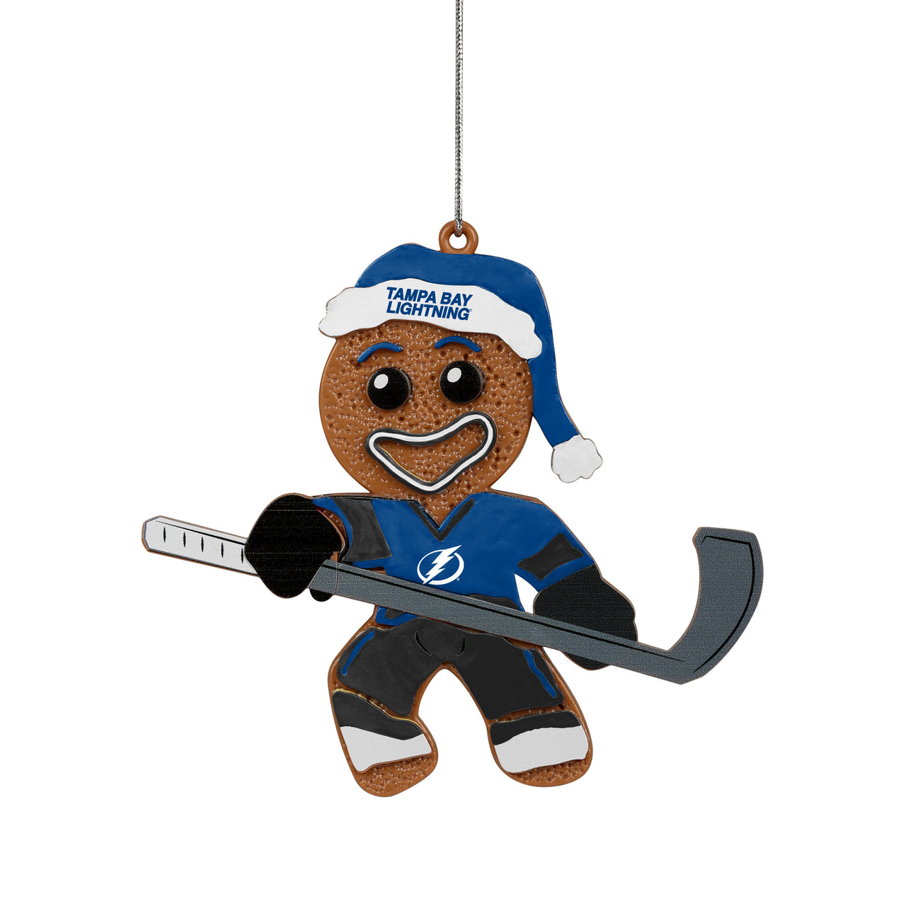 Tampa Bay Lighting Gingerbread Player Ornament