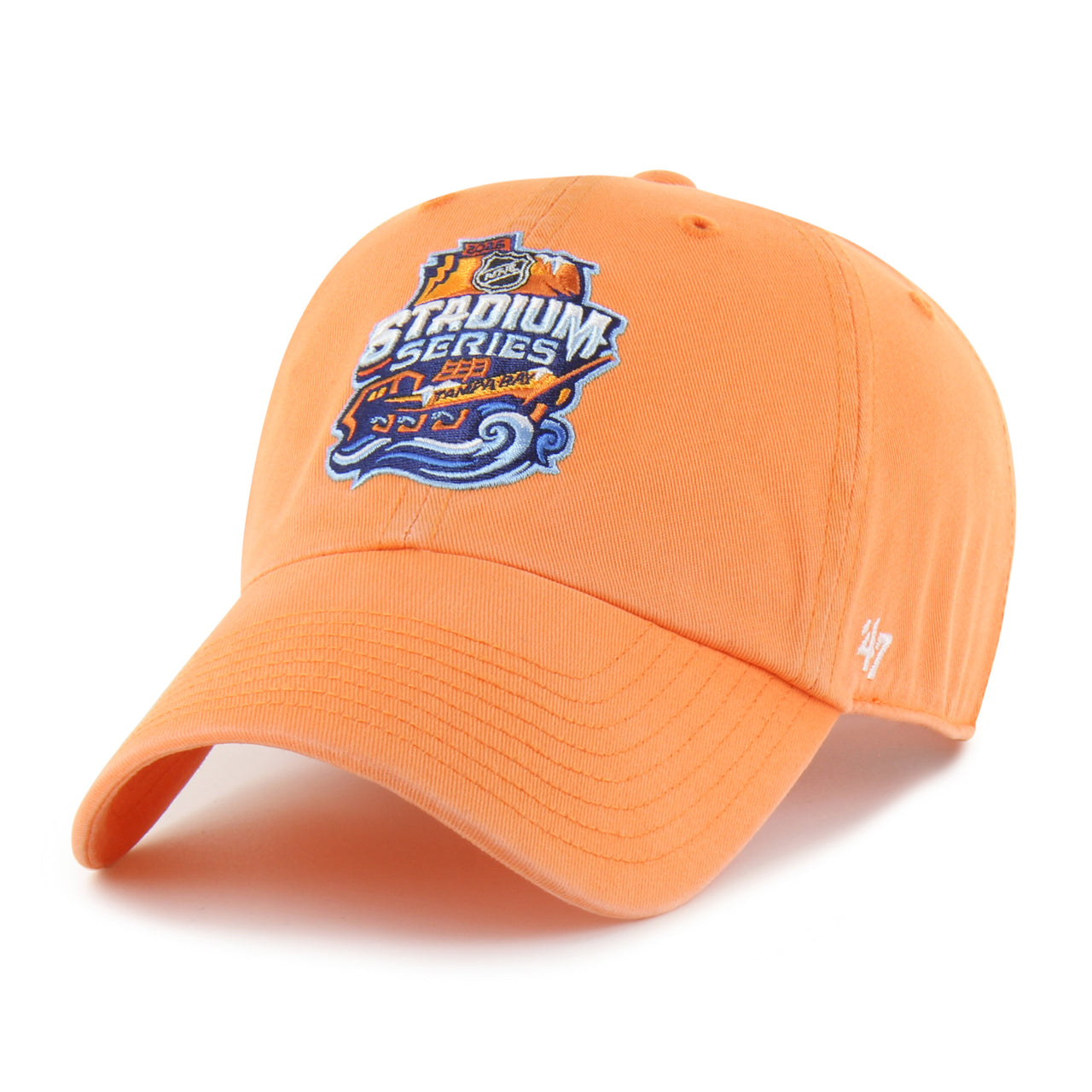 Tampa Bay Lightning '47 2026 Stadium Series Logo Adjustable Mango Clean Up Hat