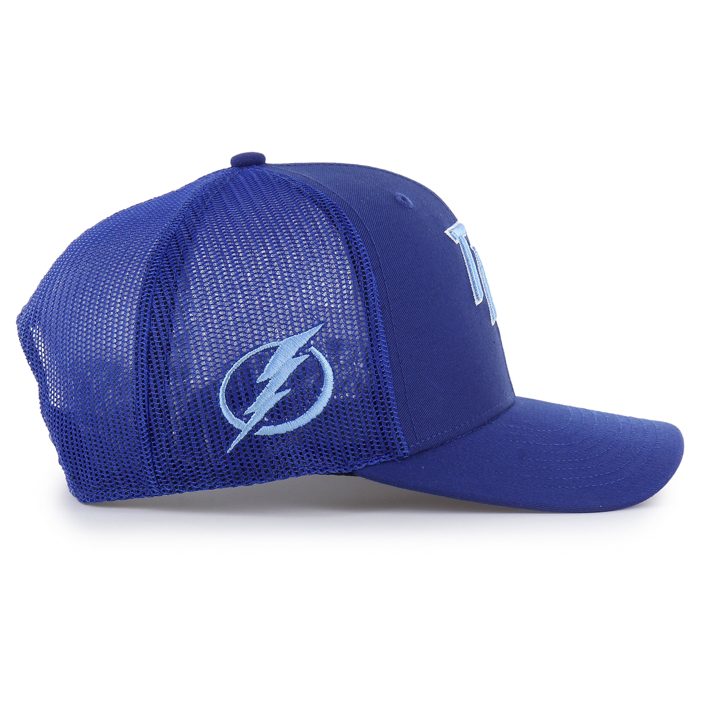 Tampa Bay Lightning 2026 Stadium Series Adjustable Blue Trucker Hat